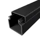 60x60mm SELF-ADHESIVE CABLE CHANNEL 2mULTRA CHARCOAL COLOR