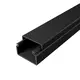 20x10mm SELF-ADHESIVE CABLE CHANNEL 2mULTRA CHARCOAL COLOR