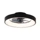 CEILING FAN 20 DIM BLACK 7 BLADES ABS REMOTE CONTROL & TIMER LED 34W 3332L Φ300mm