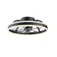 CEILING FAN DIM BLACK-WHITE WITH 5 BLADES ABS REMOTE CONTROL&TIMER LED 30W 3100L DC 15W 500mm