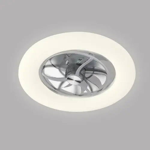 CEILING FAN DIM WHITE WITH 8 BLADES ABS REMOTE CONTROL. & TIME LED 50W 5460L DC 15W 560mm - изображение 2