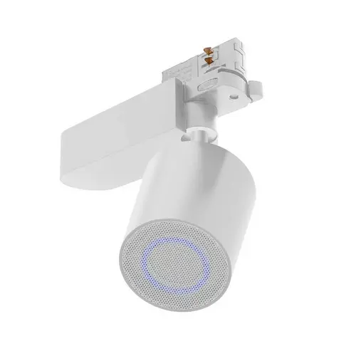 BLUETOOTH SPEAKER 10W FOR TWO-WIRE RAIL 90-265V AC WHITE Φ64*75mm
